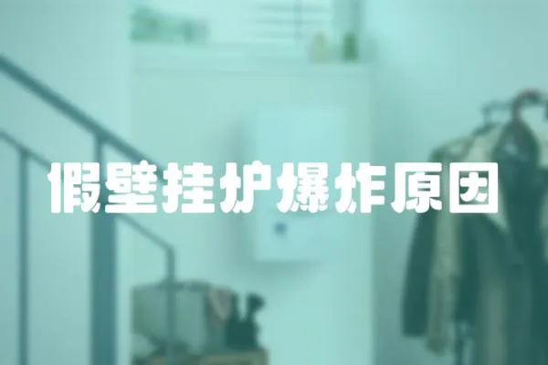 假壁掛爐爆炸原因