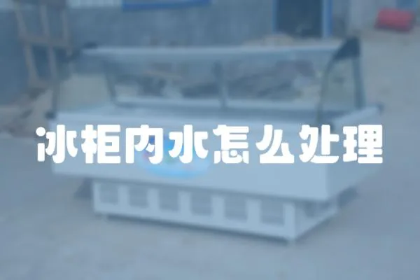 冰柜內水怎么處理