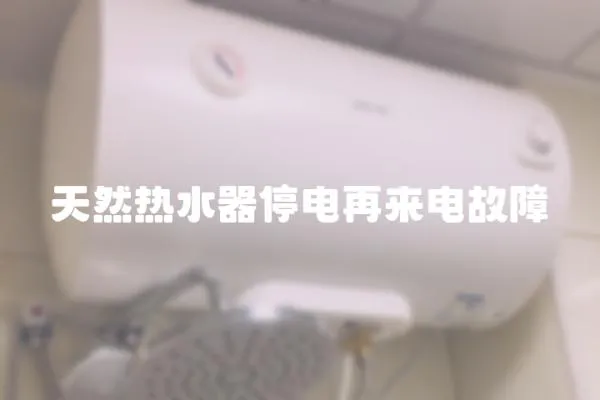 天然熱水器停電再來電故障