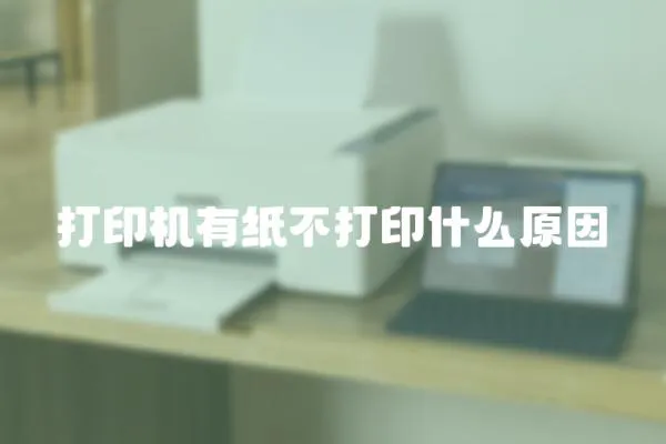 打印機有紙不打印什么原因