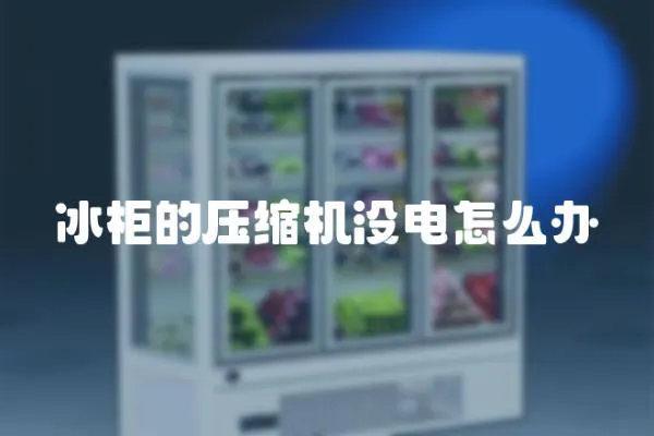 冰柜的壓縮機沒電怎么辦