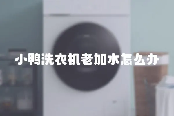 小鴨洗衣機老加水怎么辦