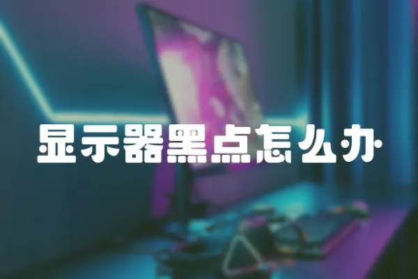 顯示器黑點(diǎn)怎么辦