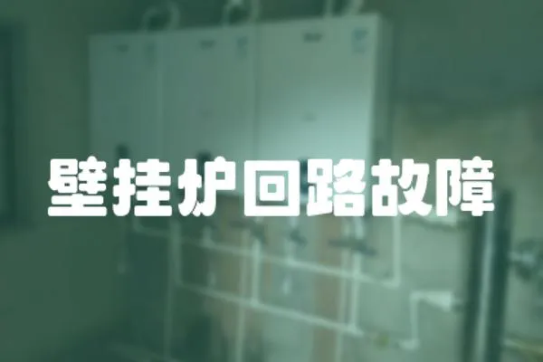 壁掛爐回路故障