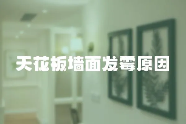天花板墻面發(fā)霉原因