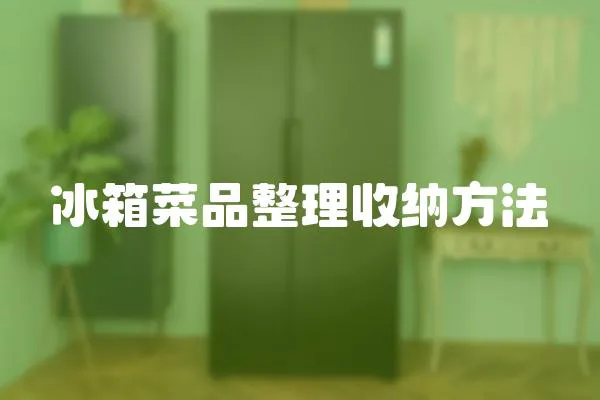 冰箱菜品整理收纳方法