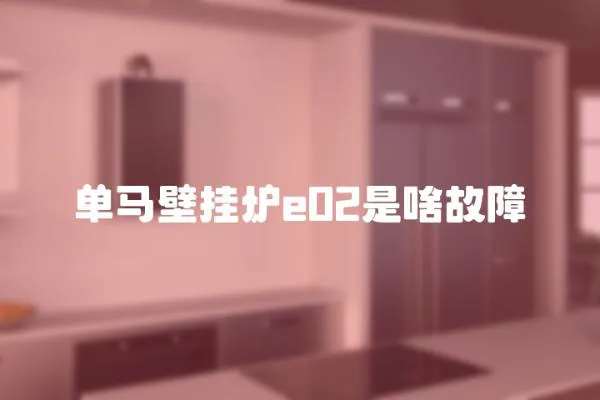 单马壁挂炉e02是啥故障