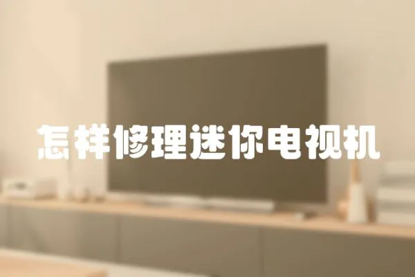 怎樣修理迷你電視機