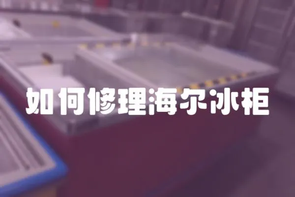 如何修理海爾冰柜