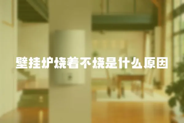 壁掛爐燒著不燒是什么原因