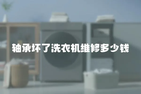 軸承壞了洗衣機(jī)維修多少錢