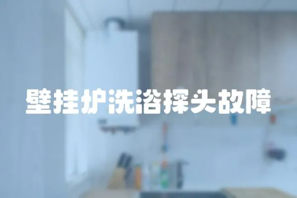 壁掛爐洗浴探頭故障