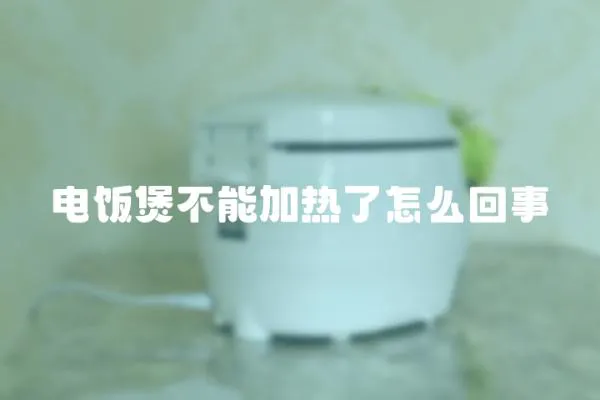電飯煲不能加熱了怎么回事
