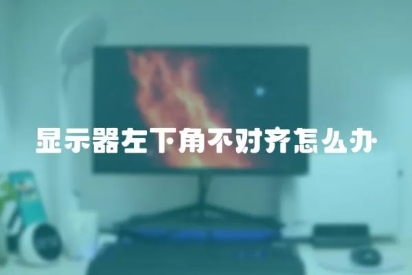 顯示器左下角不對(duì)齊怎么辦