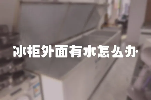 冰柜外面有水怎么辦