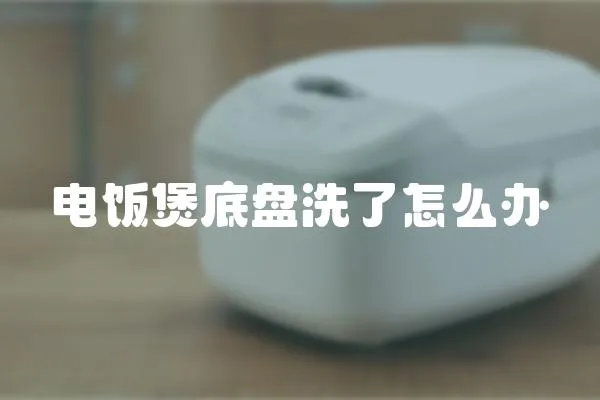 電飯煲底盤洗了怎么辦