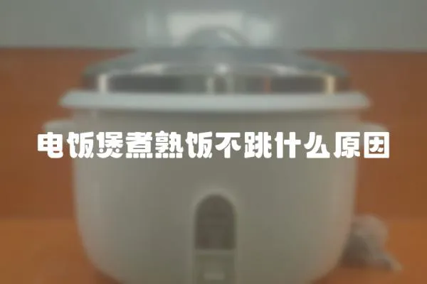 電飯煲煮熟飯不跳什么原因