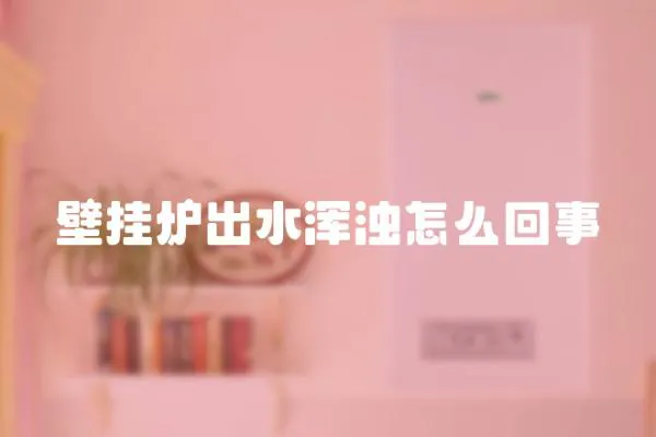 壁掛爐出水渾濁怎么回事