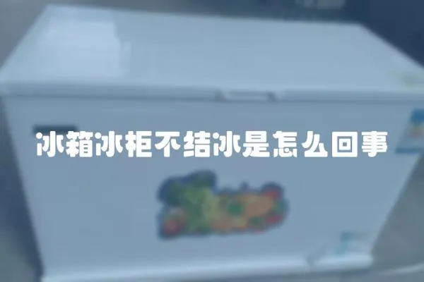 冰箱冰柜不結(jié)冰是怎么回事