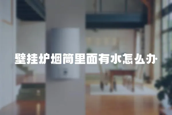 壁掛爐煙筒里面有水怎么辦