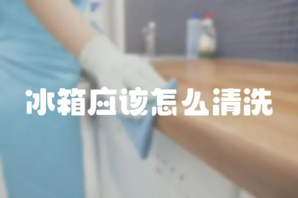 冰箱應該怎么清洗
