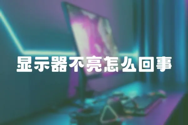 顯示器不亮怎么回事