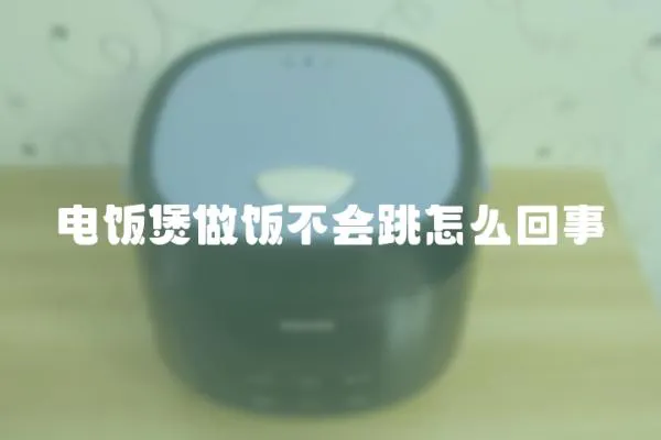 電飯煲做飯不會跳怎么回事