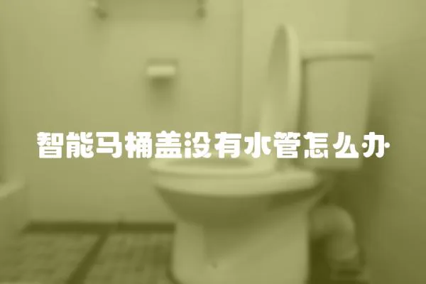智能馬桶蓋沒有水管怎么辦