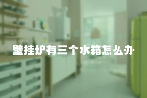 壁掛爐有三個水箱怎么辦