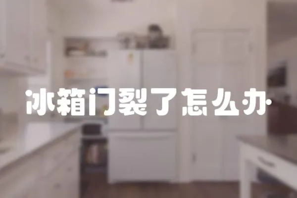 冰箱門裂了怎么辦