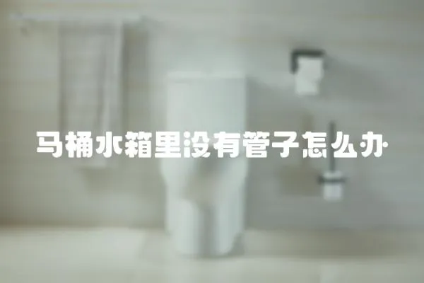 馬桶水箱里沒有管子怎么辦