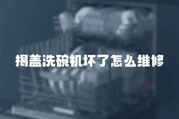 揭蓋洗碗機壞了怎么維修