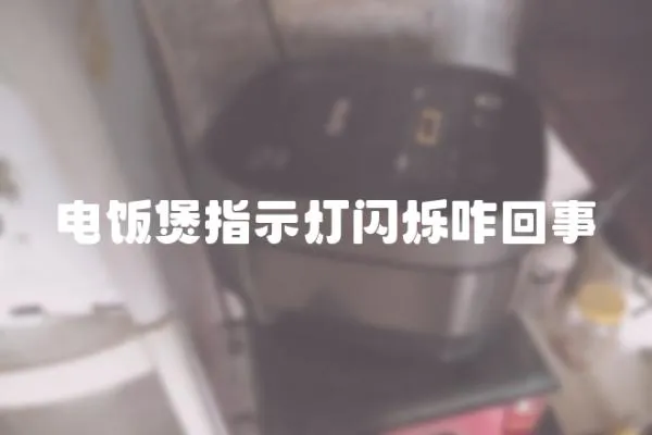 電飯煲指示燈閃爍咋回事