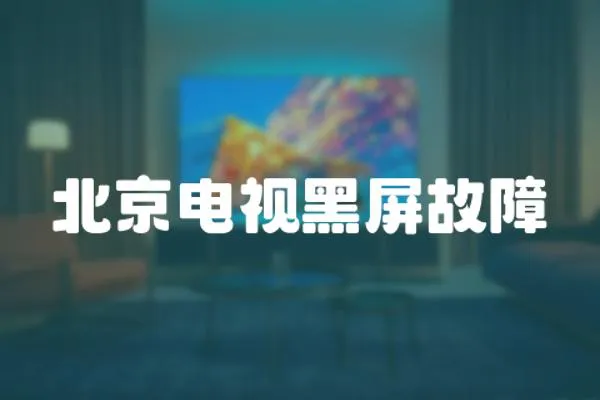 北京電視黑屏故障