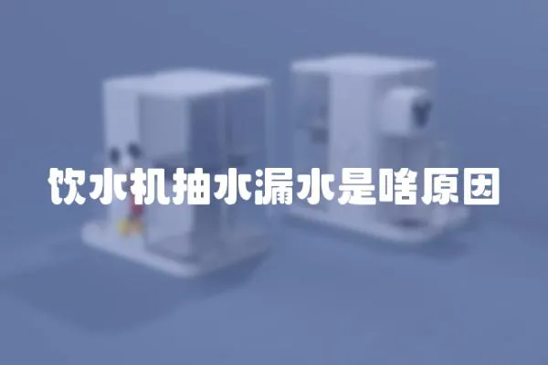 飲水機抽水漏水是啥原因
