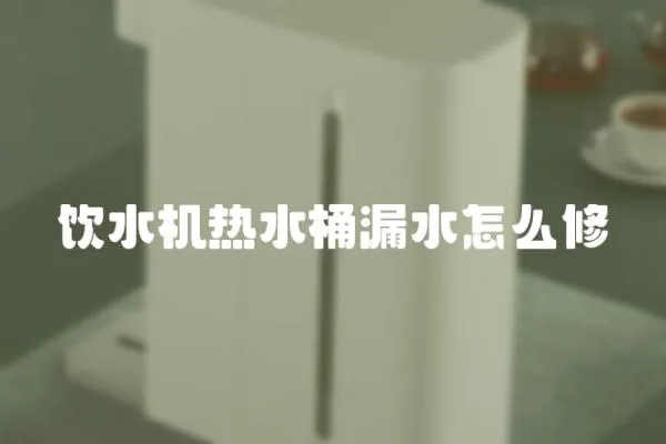 飲水機熱水桶漏水怎么修