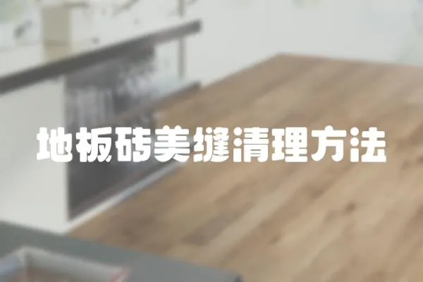 地板磚美縫清理方法