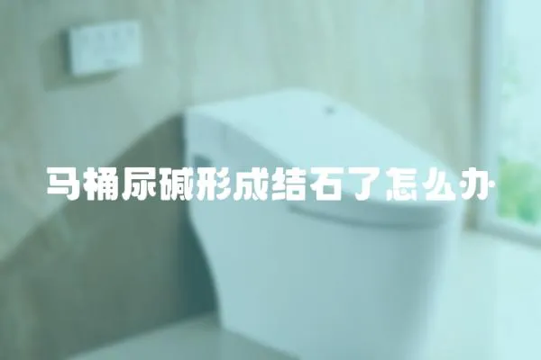 馬桶尿堿形成結石了怎么辦