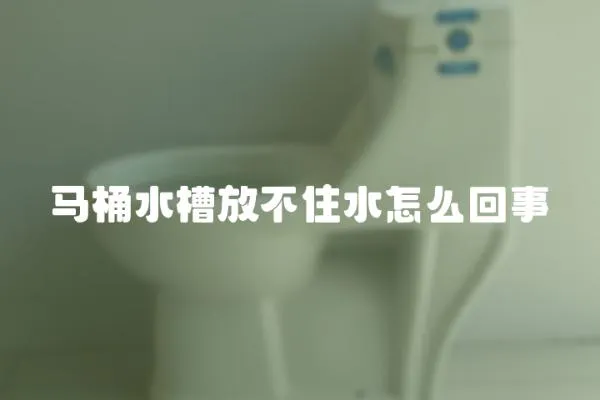 馬桶水槽放不住水怎么回事