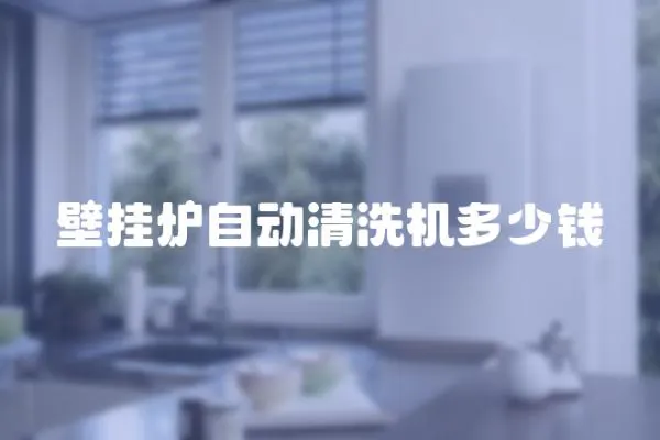 壁掛爐自動(dòng)清洗機(jī)多少錢