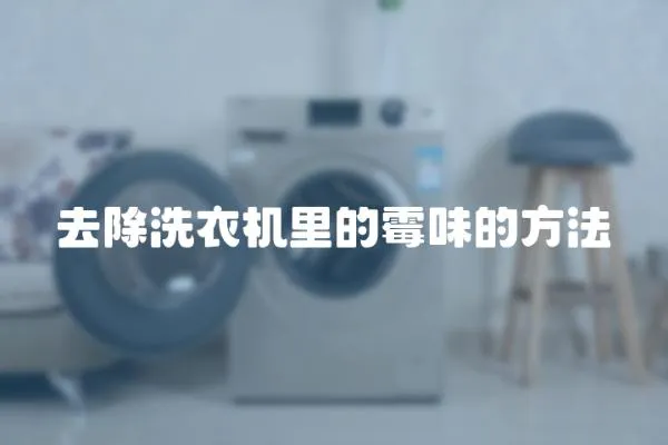 去除洗衣機里的霉味的方法