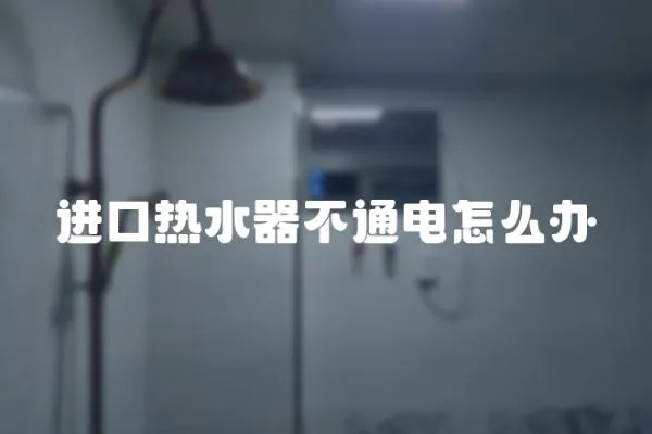 進(jìn)口熱水器不通電怎么辦