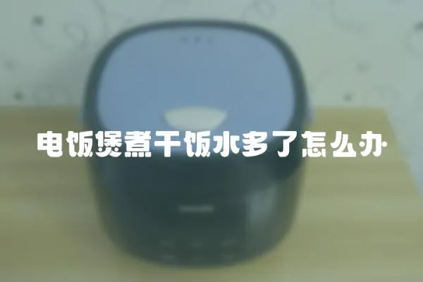 電飯煲煮干飯水多了怎么辦