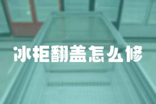 冰柜翻蓋怎么修