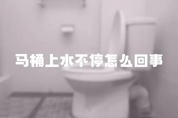 馬桶上水不停怎么回事