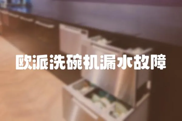 歐派洗碗機(jī)漏水故障