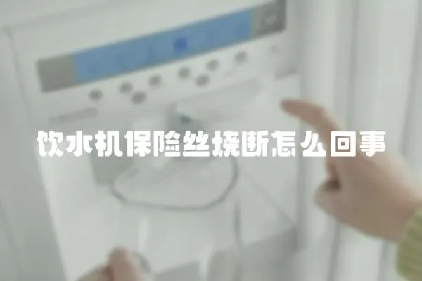 飲水機保險絲燒斷怎么回事