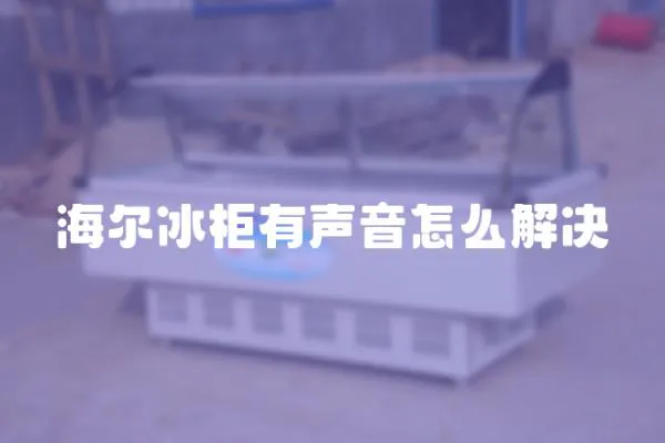 海爾冰柜有聲音怎么解決