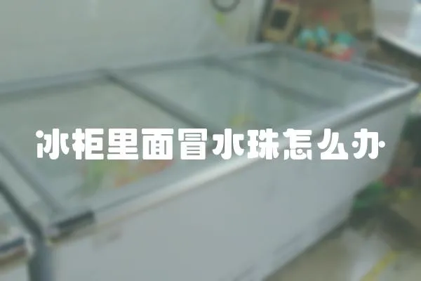 冰柜里面冒水珠怎么辦
