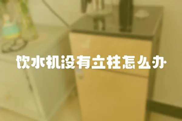飲水機(jī)沒有立柱怎么辦